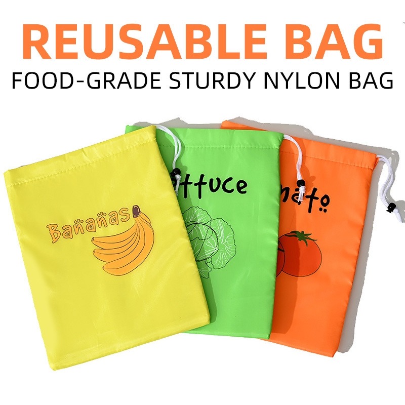 Reusable Produce Bag - Многоразовые мешки для хранения фруктов и