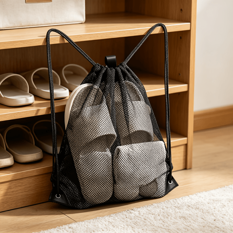 Дышащая сетчатая сумка-рюкзак  – обзор и цена Reusable Produce Bag
